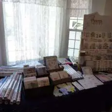 Display of my cards & stationery.