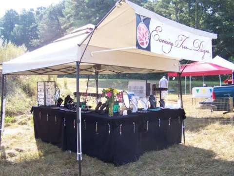 Outdoor Craft Booth Setup