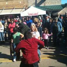 Dancing in the street!