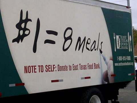 Helping feed the hungry!