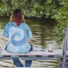 waiting for the fish