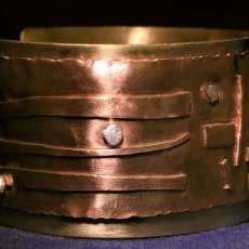 Copper and Brass cuff