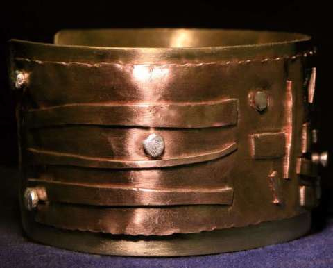 Copper and Brass cuff