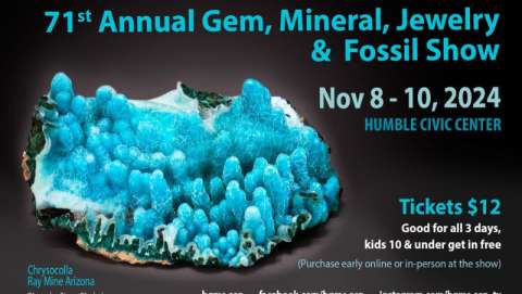 HGMS's Gem, Jewelry, Mineral & Fossil Show