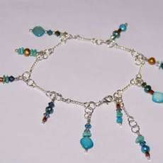Sterling silver anklet