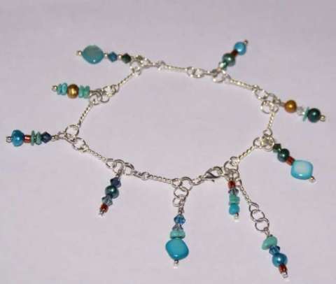 Sterling silver anklet