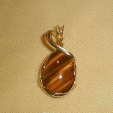 Wire Wrapped Tiger Eye