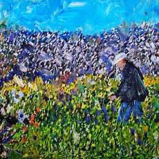 Farm Fresh Scene, Capay, CA Van Gogh style