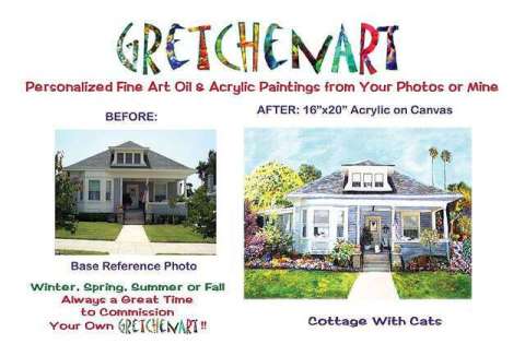 GretchenArt Before and After: Cottage