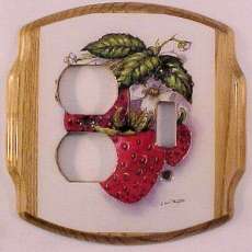 Strawberries Double Toggle/outlet