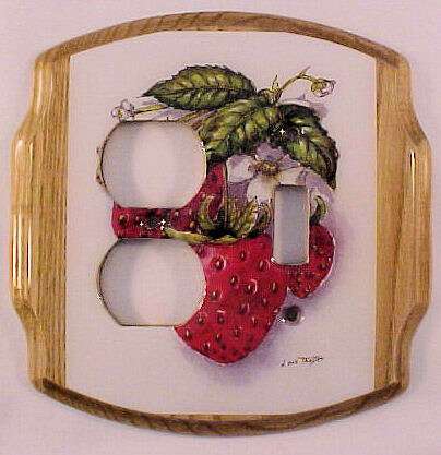 Strawberries Double Toggle/outlet
