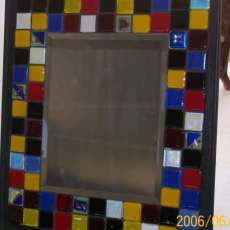Fused Glass mirror