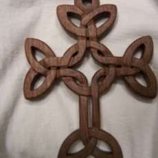 Celtic Cross in Walnut