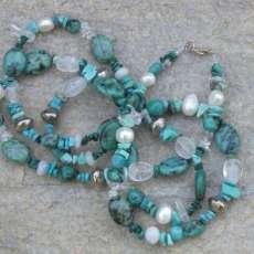 48" Handmade Beaded Necklace