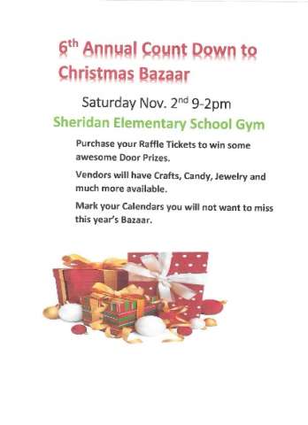 6th Annual Count Down to Christmas Bazaar