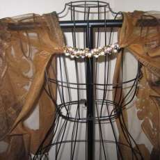 Sheer silk collection with pearls and semi precious stones