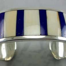 Lapus and Ivory braclet. Inlay is one of our specilities