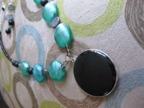 Black Stone Pendant