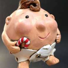 Baby in Diaper Ornament