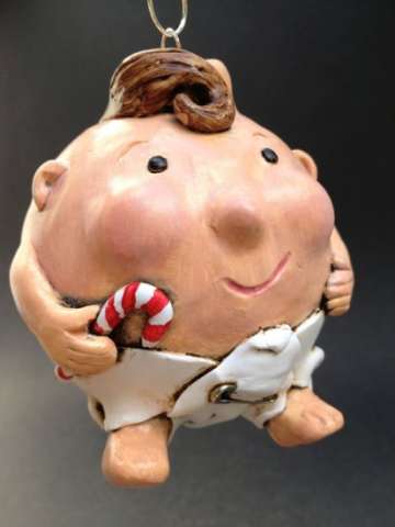 Baby in Diaper Ornament