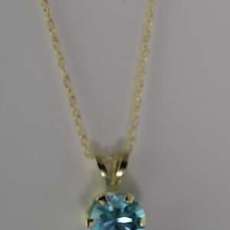 Blue Topaz Necklace