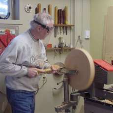 Joe gets into his work