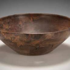 Walnut burl bowl