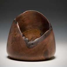 Claro Walnut Burl Bowl