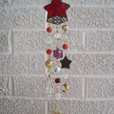 Red Star Window Bling