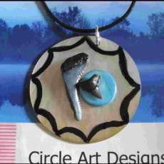 Turquoise Sharks Teeth Necklace