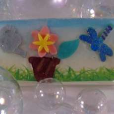 Dragonfly in the Garden Artisan Soap
