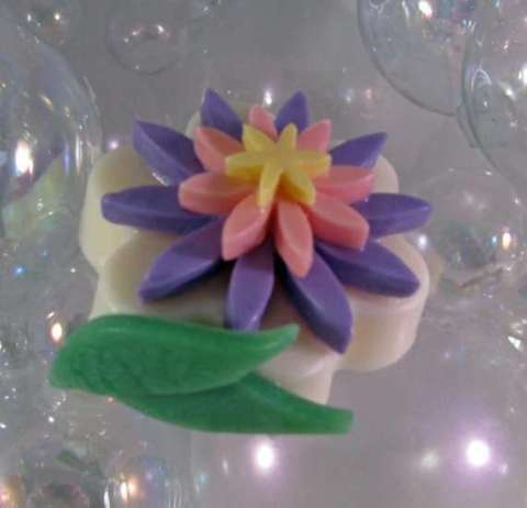 Sculpted Flower Artisan Soap