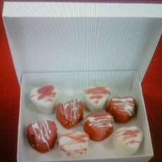 Candy Coated Cake Hearts Gift Boxed