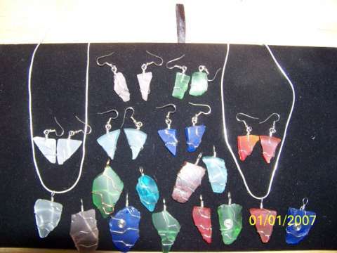 Sea glass jewelry