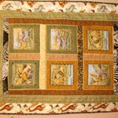 Jungle baby quilt