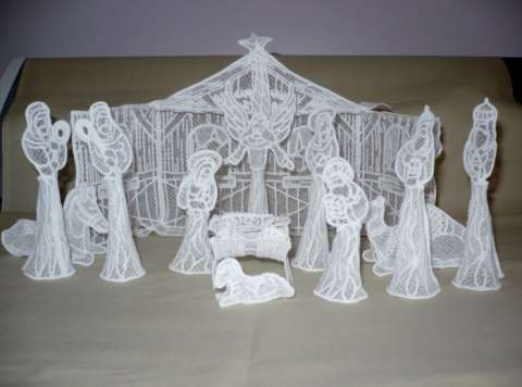 Lace Nativity