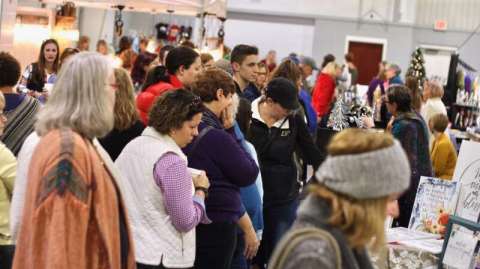 Shoppers at the 2017 Hoosier Artisan Boutique