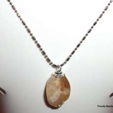 Brasil Citrine Gemstone Sterling Silver Necklace