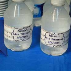 Custom Water Bottle Labels