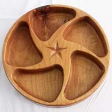 Alder Five Section Tray