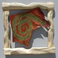Dragon Leather Wall Hanging