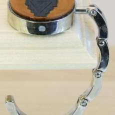 Blue Santa Fe leather purse hook