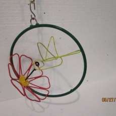 Humming Bird w/Flower in Ring