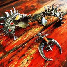 Master Cuffs and Coral Naja Pendant