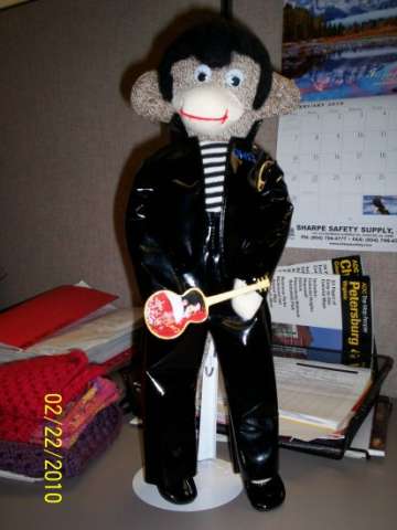 ELVIS PRESLEY SOCK MONKEY