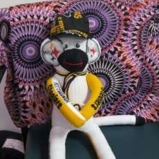 PITTSBURG STEELER SOCK MONKEY
