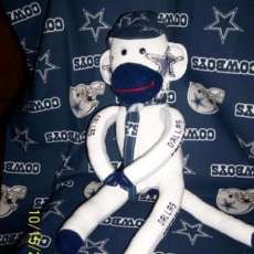 DALLAS COWBOY SOCK MONKEY
