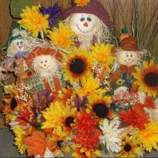 Scarecrow Xtra Lg Porch Basket