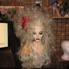 Full Rooted Curly Long Ponytail Effect Wig