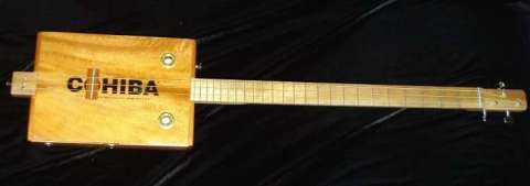 Cohiba Acoustic/Electric 3 string guitar